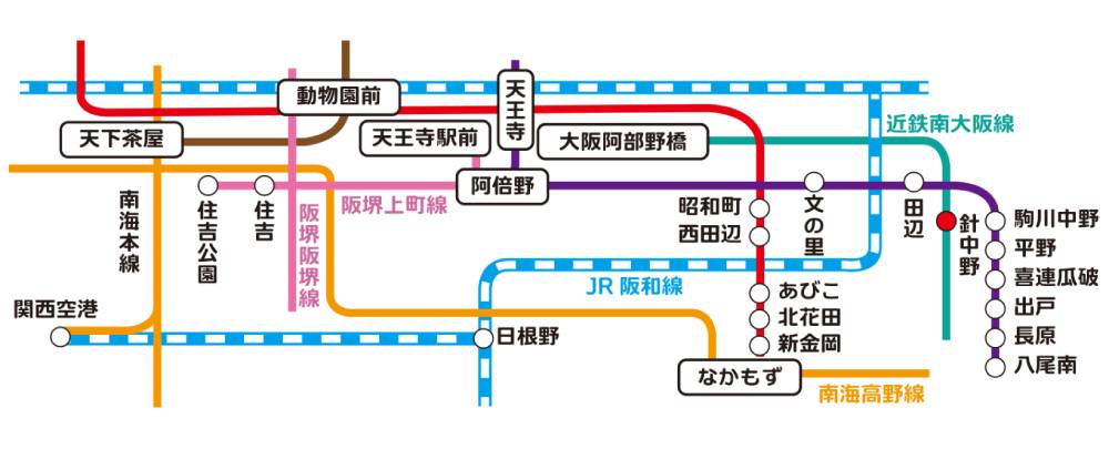 大和教育学院-最寄駅